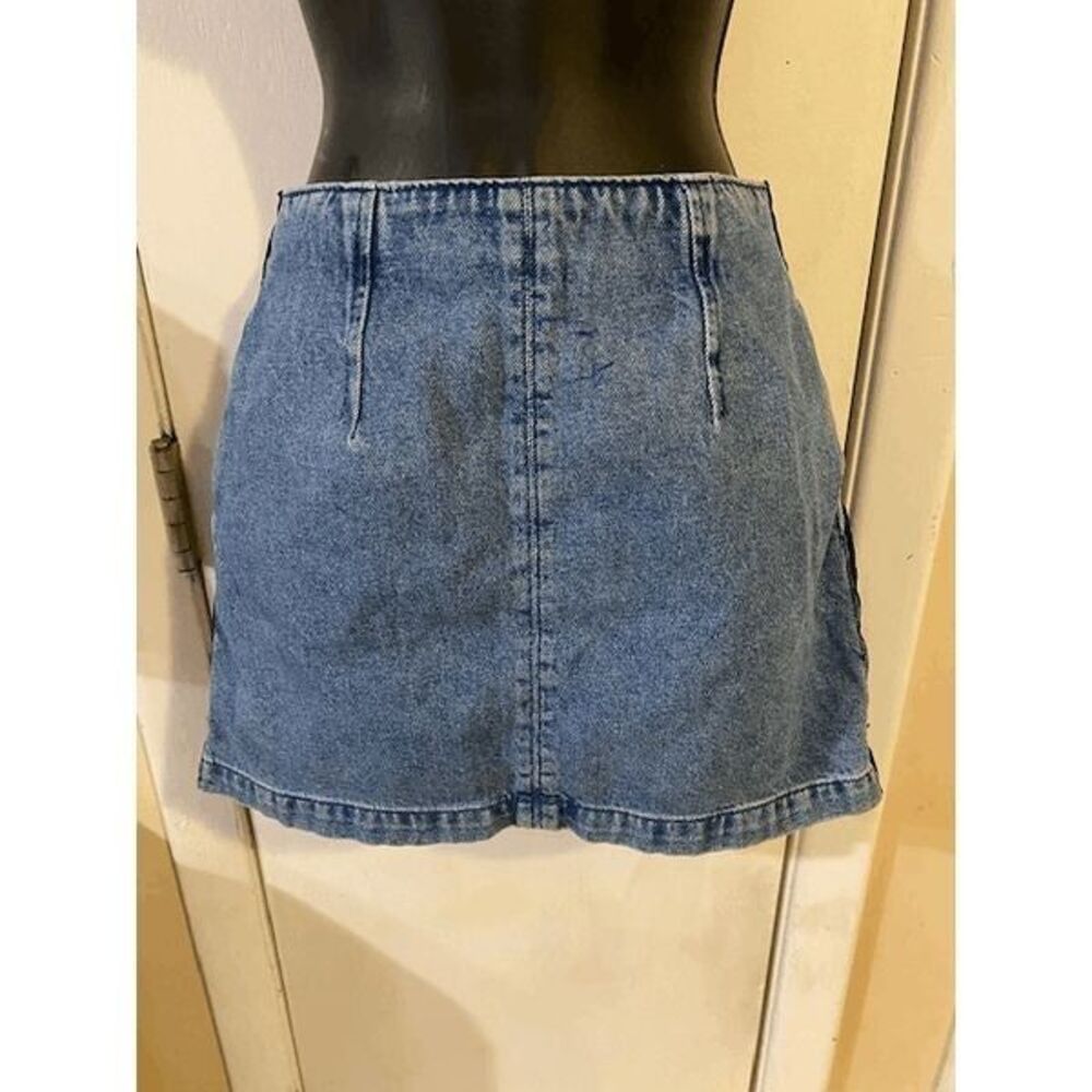 TopShop mini jean skirt 2